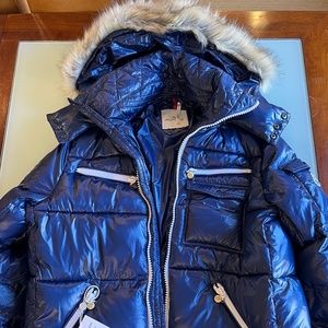 Moncler winter coat parka for men, size L, used
